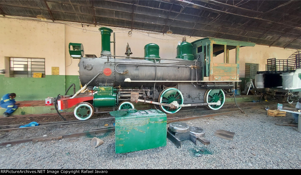 Locomotive 58 under maintenance